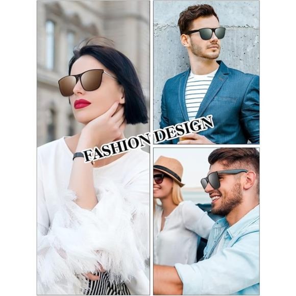 3 Pair Polarized Clip-on Sunglasses Large Anti-glare TR90 Frame Lightweigh Flip - Picture 6 of 6